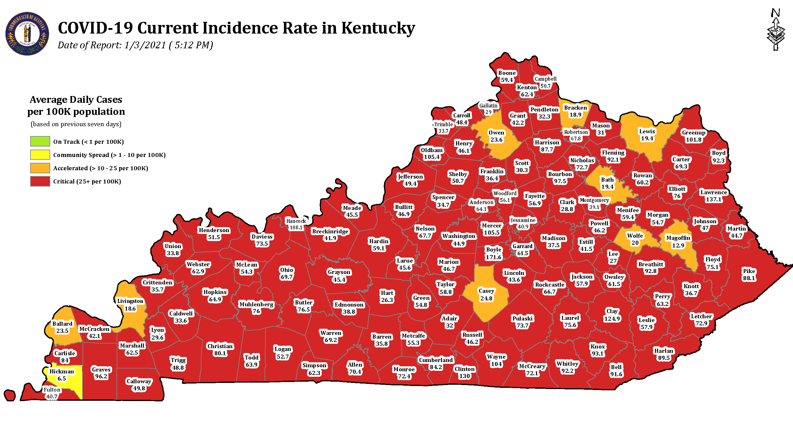 Kentucky’s coronavirus numbers on the rise again