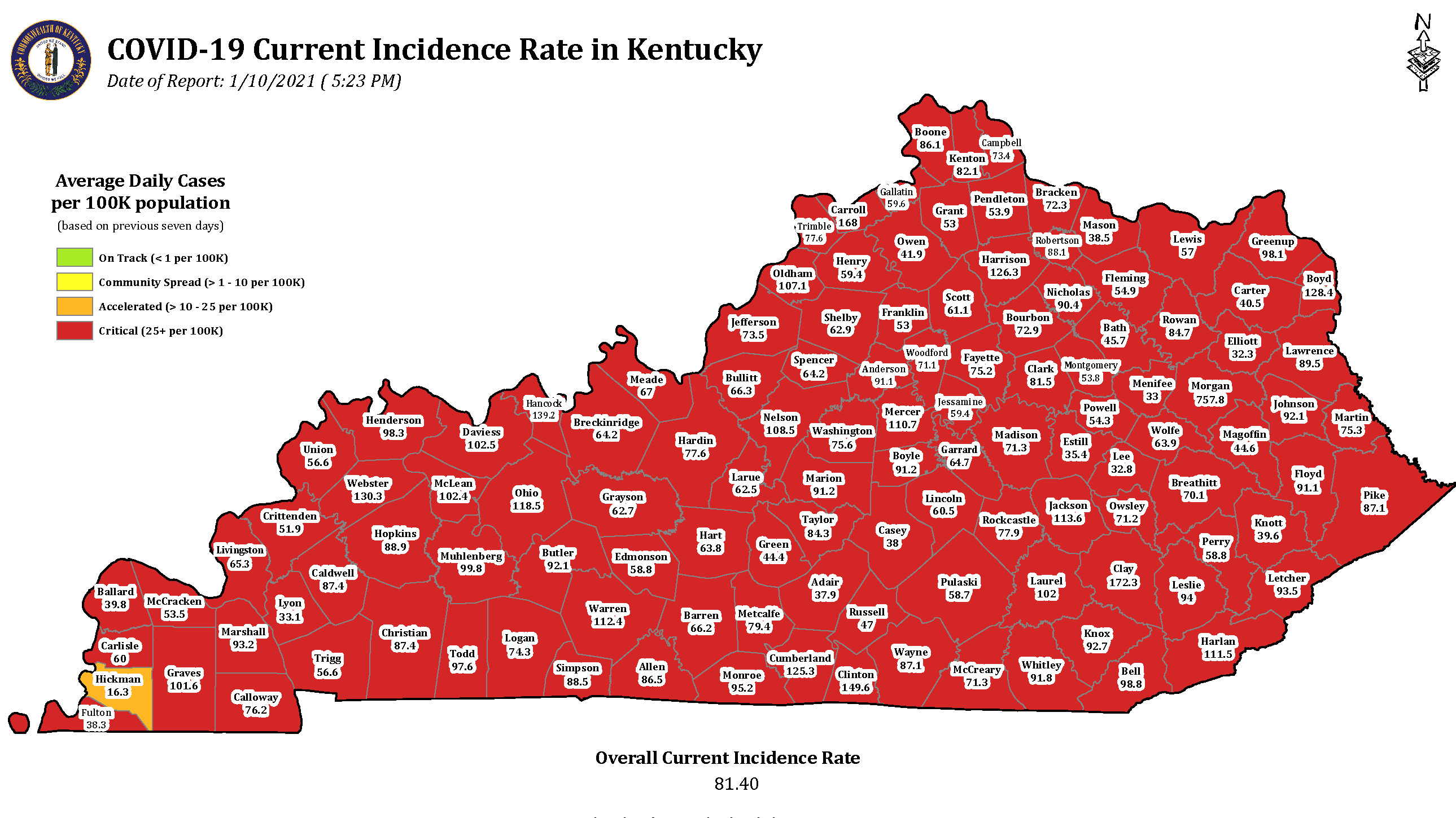 Kentucky reports more than 12,000 COVID cases over weekend