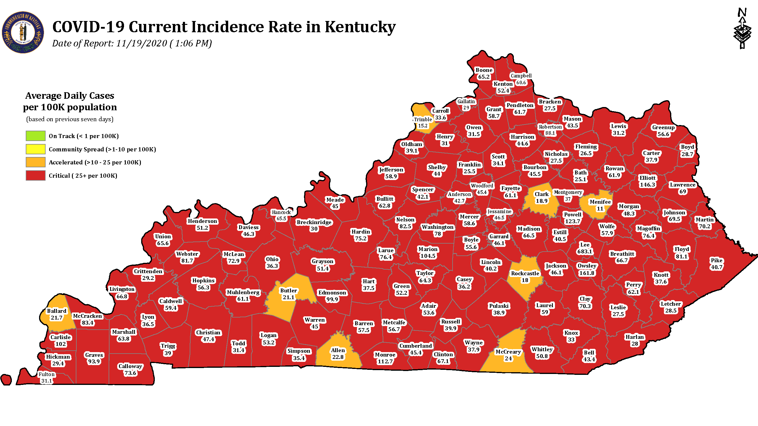 Kentucky sets another daily record for COVID-19