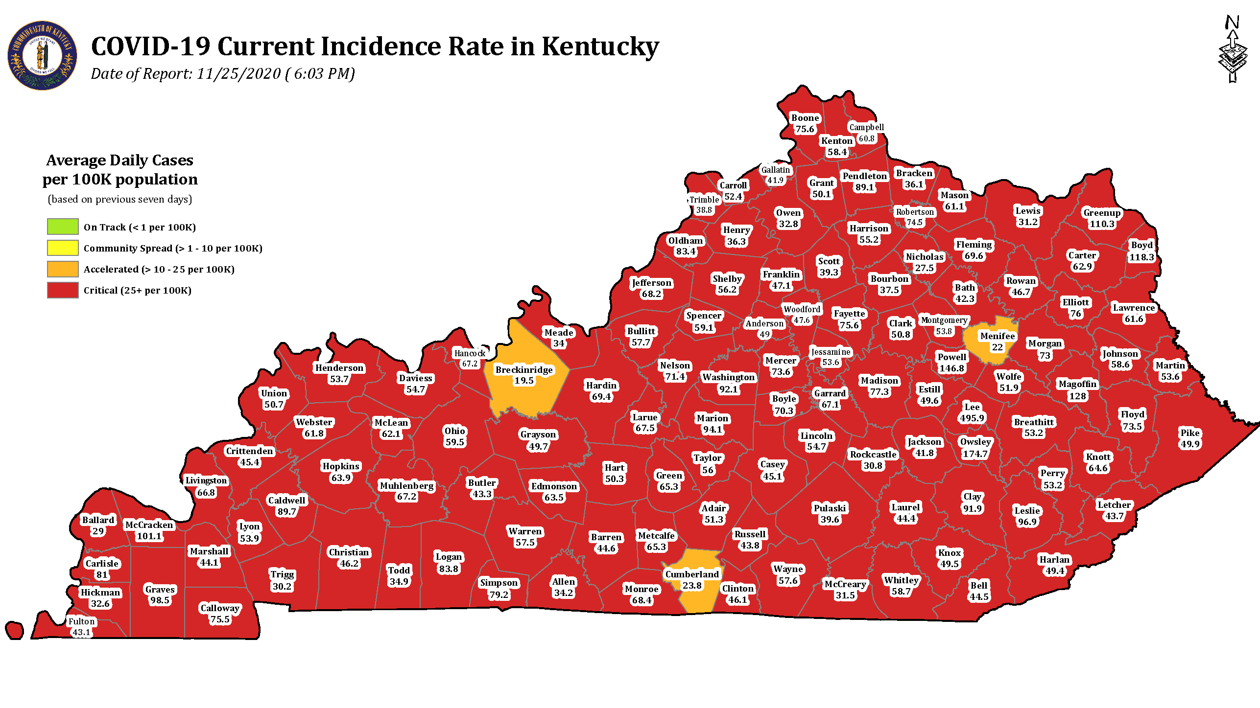 Virus continues to spread across Kentucky