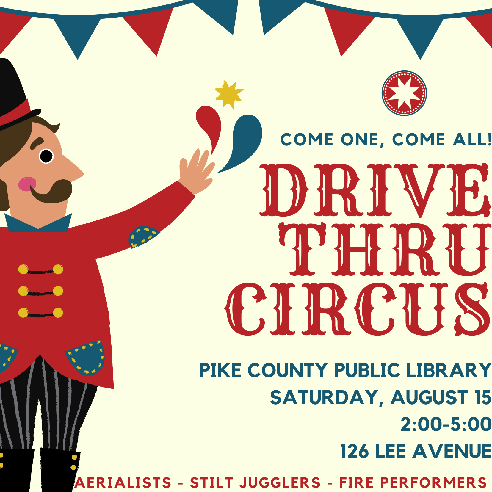 Free “Drive-Thru Circus” to take place at Pike County Public Library