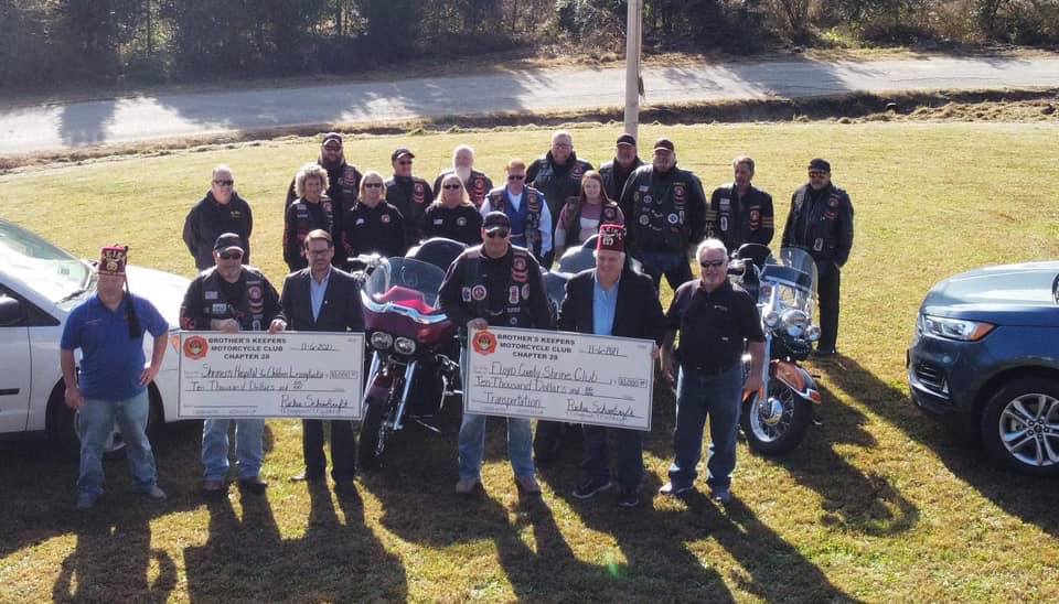 Brothers Keepers Raise $20,000 for Shriners Hospitals