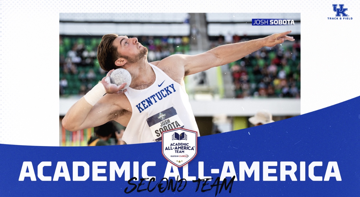 Sobota selected to CoSIDA Academic All-America Second Team
