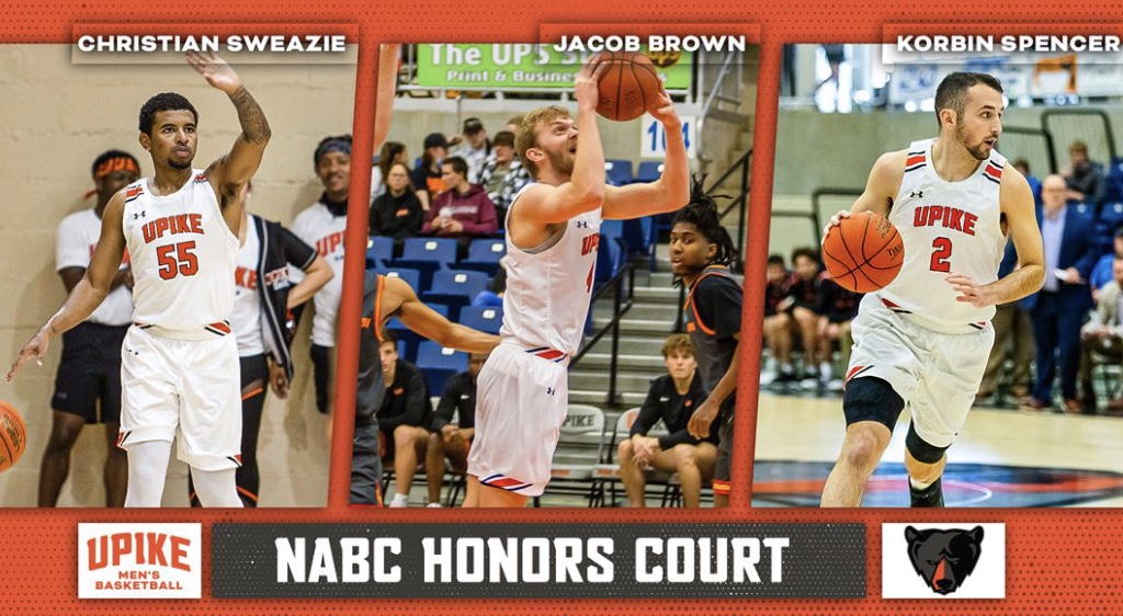 UPIKE basketball trio earn NABC recognition