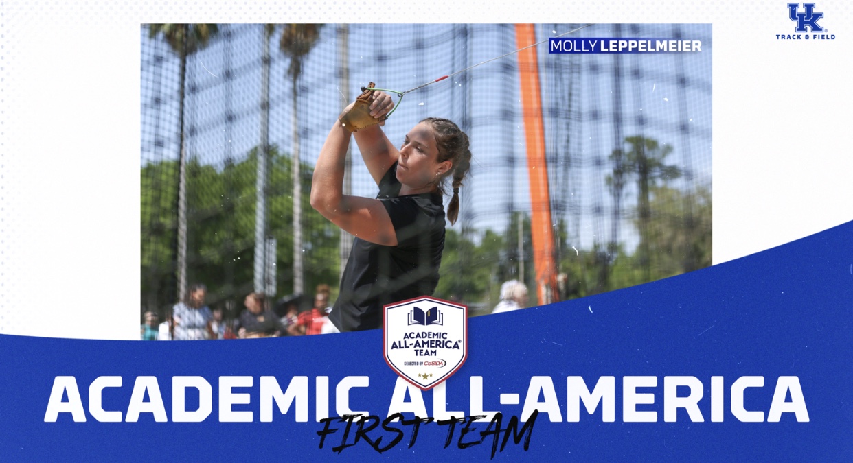 Leppelmeier selected to CoSIDA Academic All-America First Team