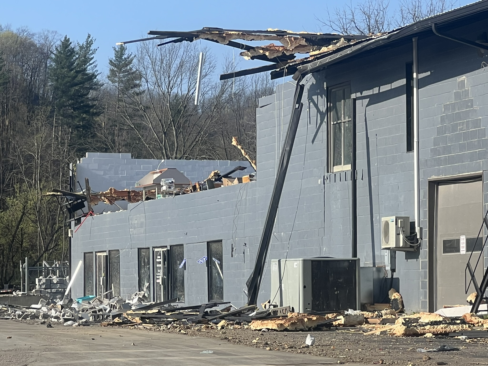 NWS says storm damage was straight-line winds, not a tornado