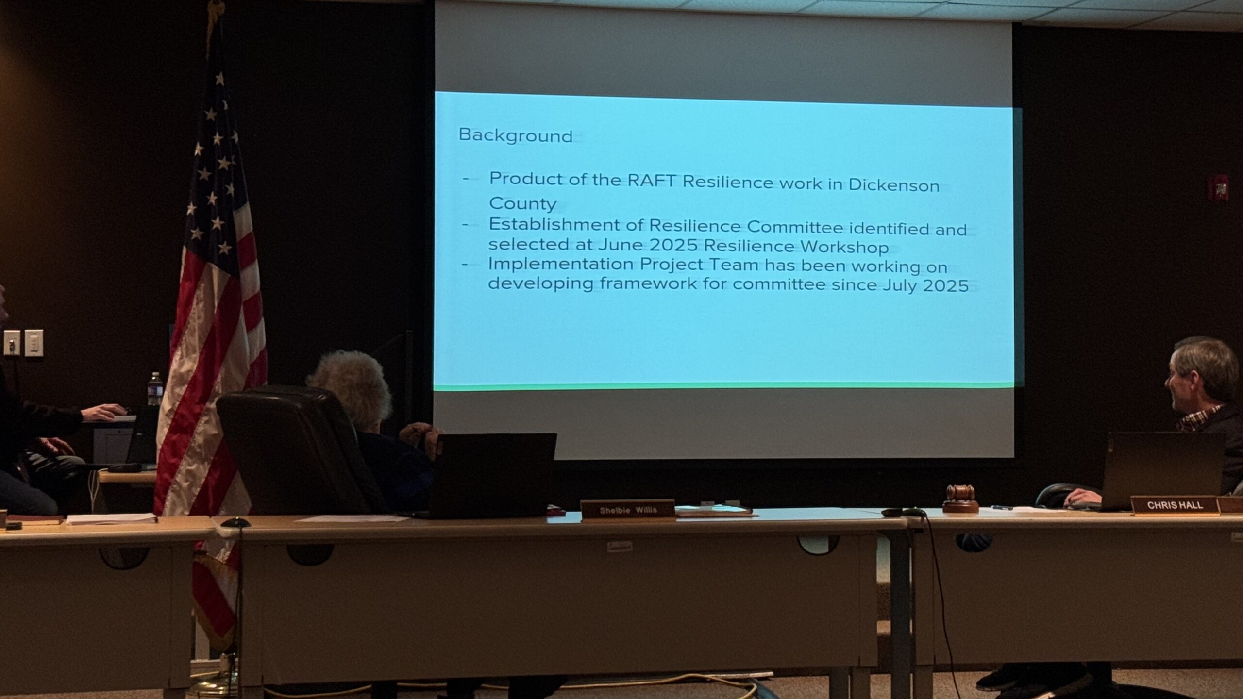 Dickenson BOS discusses disaster preparation, energy diversification, emergency response