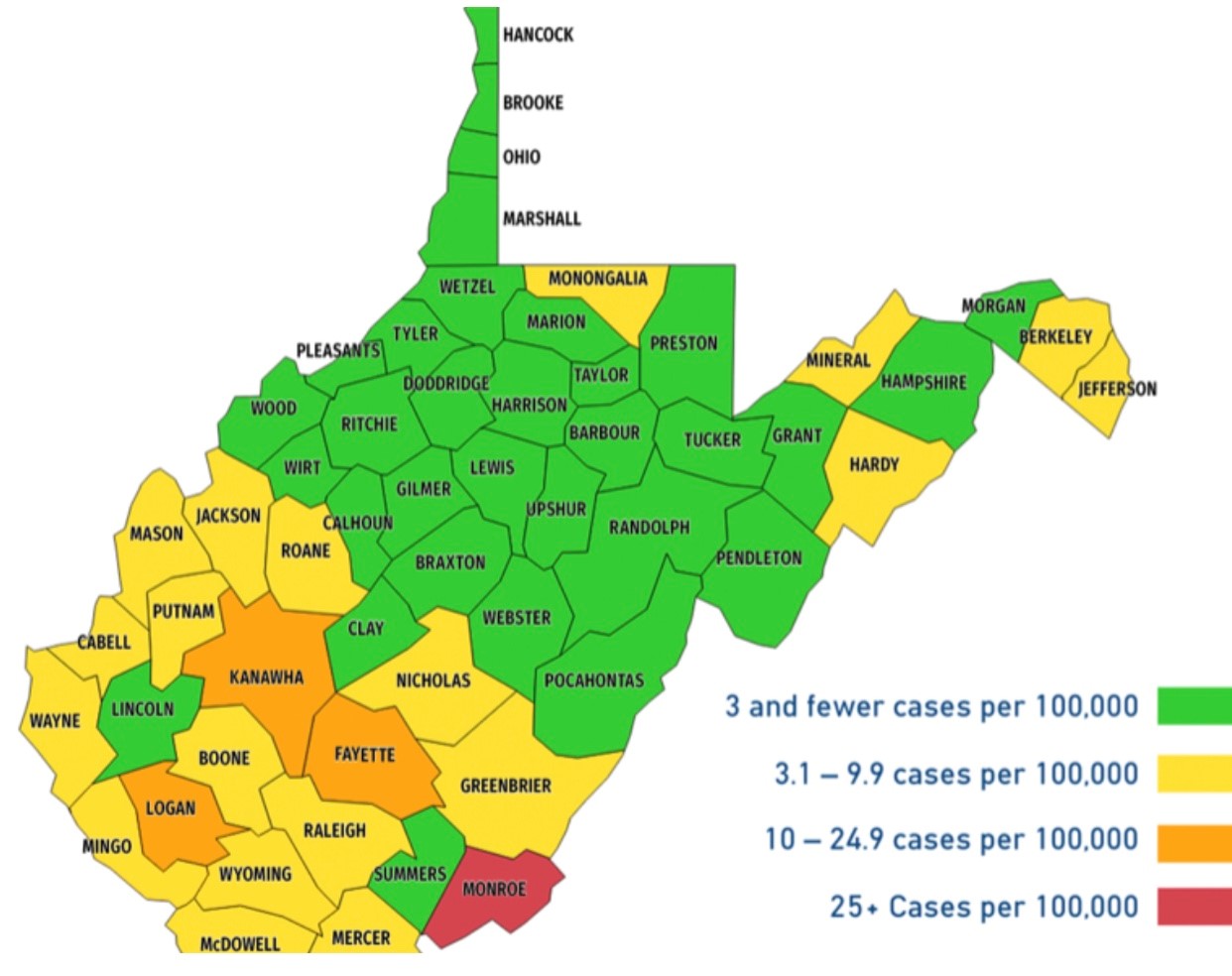 HIGH SCHOOL: Gov. Justice orders orange county players, coaches to be tested