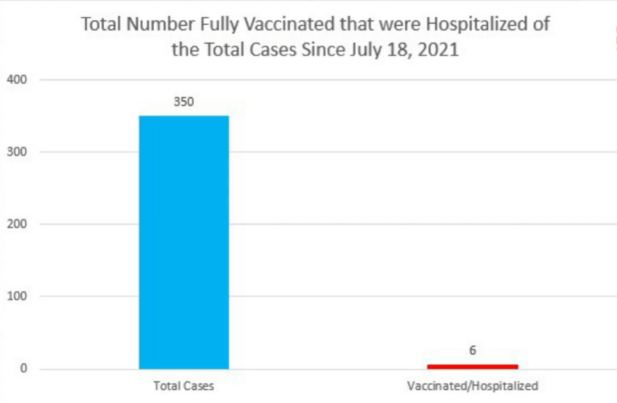 Of the 350 COVID hospitalizations in Pike County since July 18, only a handful of the patients have been vaccinated.