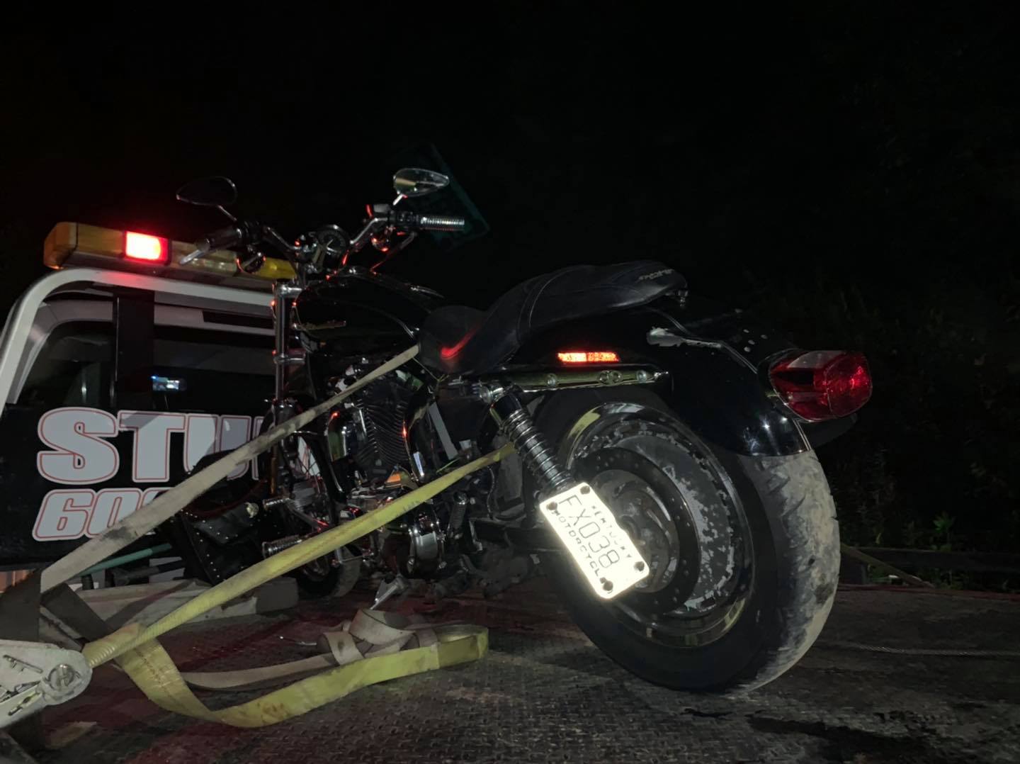 Motorcyclist arrested after chase