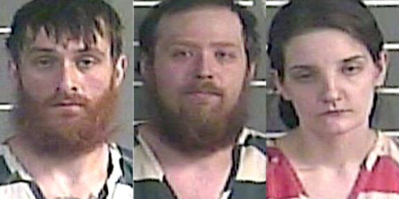 Jordan Clark, Isaac Chapman and Caitlin Griffith