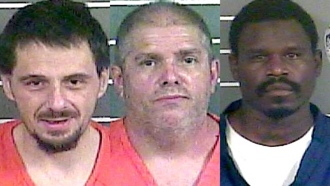 Justin Bryant, John Holbrooks and Jayshawn Robinson