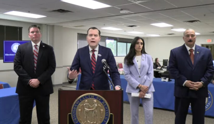 Kentucky Attorney General Russell Coleman gives update on Election Day complaints and actions.