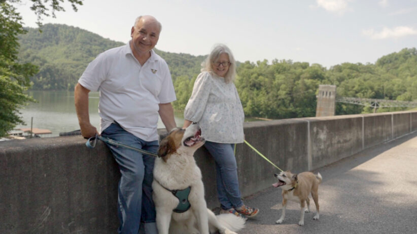 Ned Pillersdorf, with wife Janet Stumbo