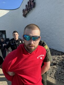 Thomas Price, as he was taken into custody in West Virginia.