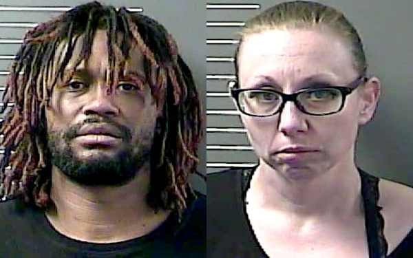 Headlight violation results in two arrested on drug charges