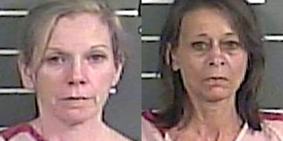 Gretchen Bevins and Monica Hall