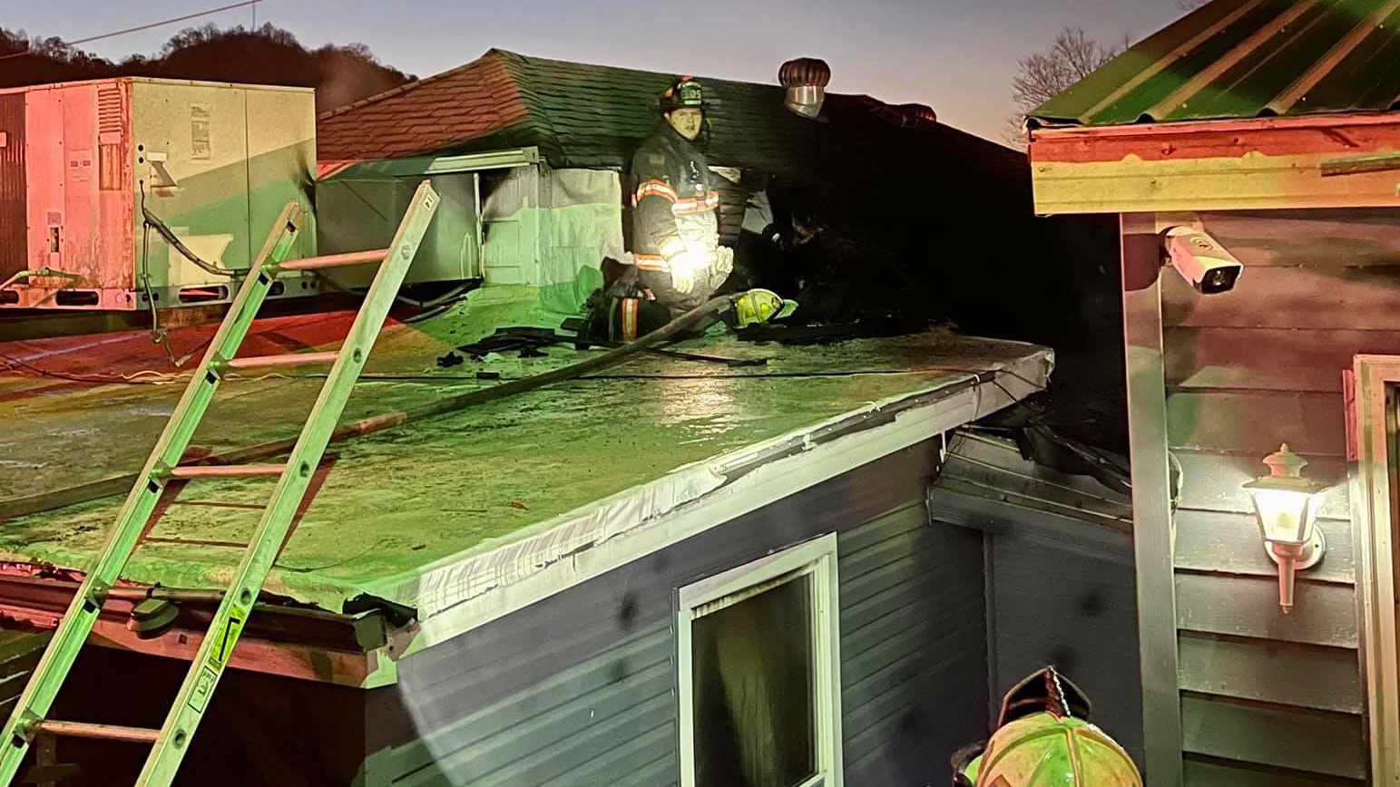 Williamson home damaged in fire