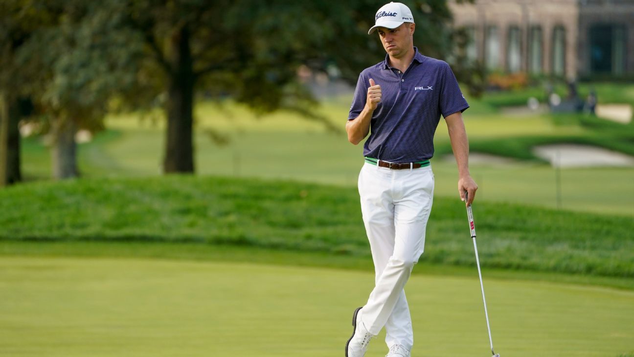 Thomas atop Open as 21 players go under par