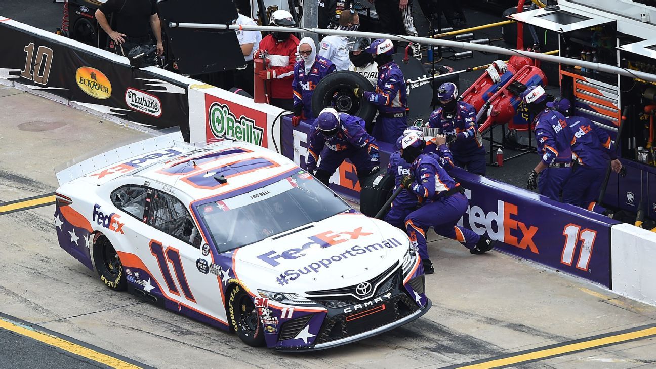 Key Hamlin crew members suspended 4 races