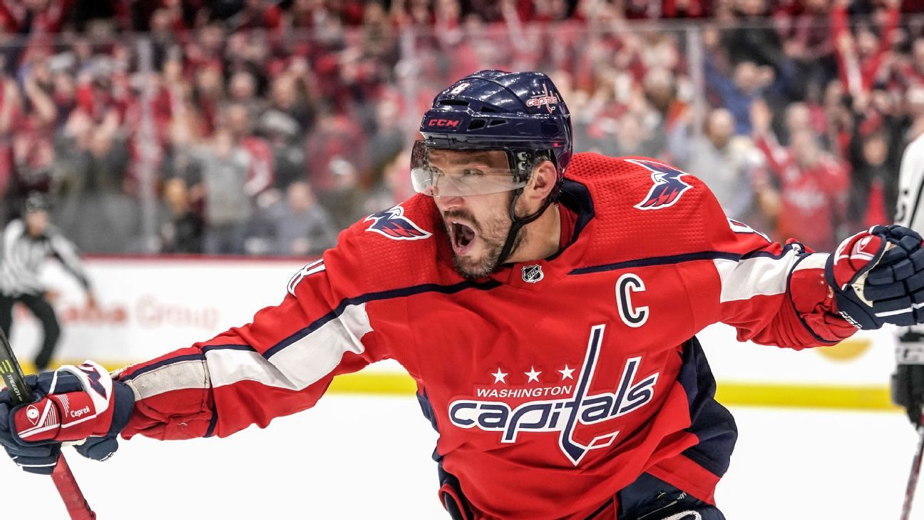 Ovechkin, Pastrnak among season award winners