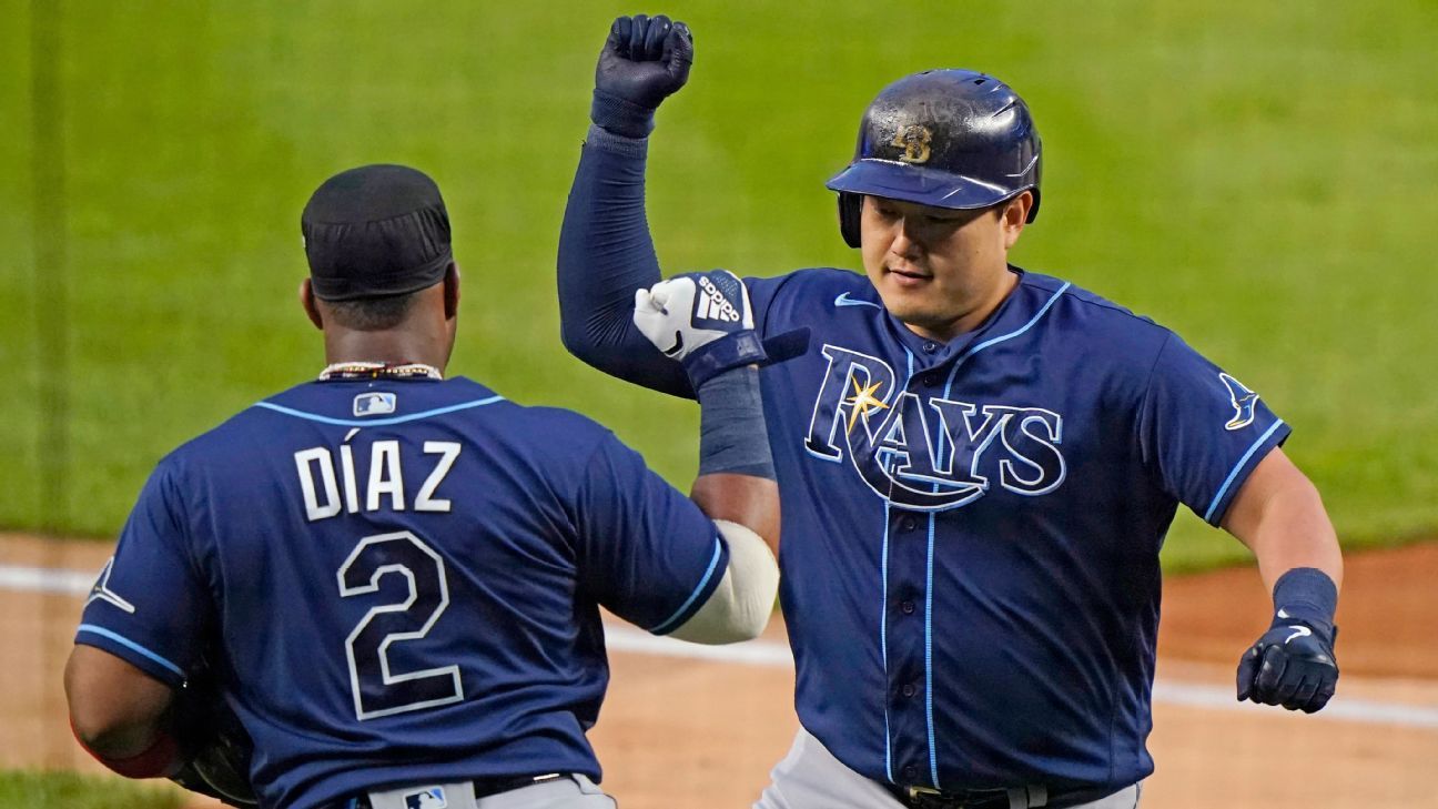 Rays make history batting 9 lefties vs. Red Sox