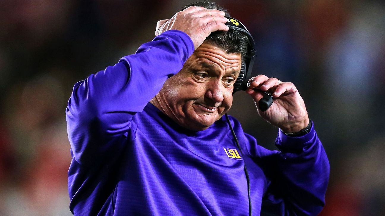 Orgeron: 'Most of his team' has contracted virus