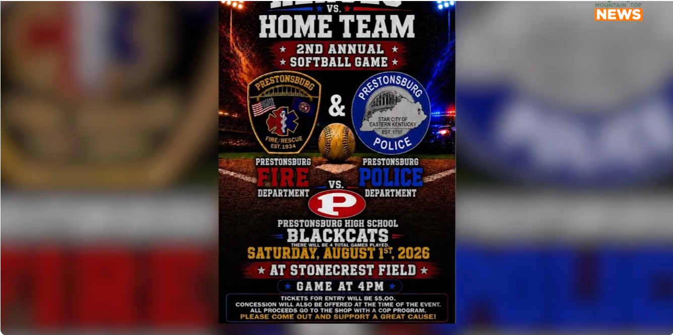 Prestonsburg First Responders face off in softball game