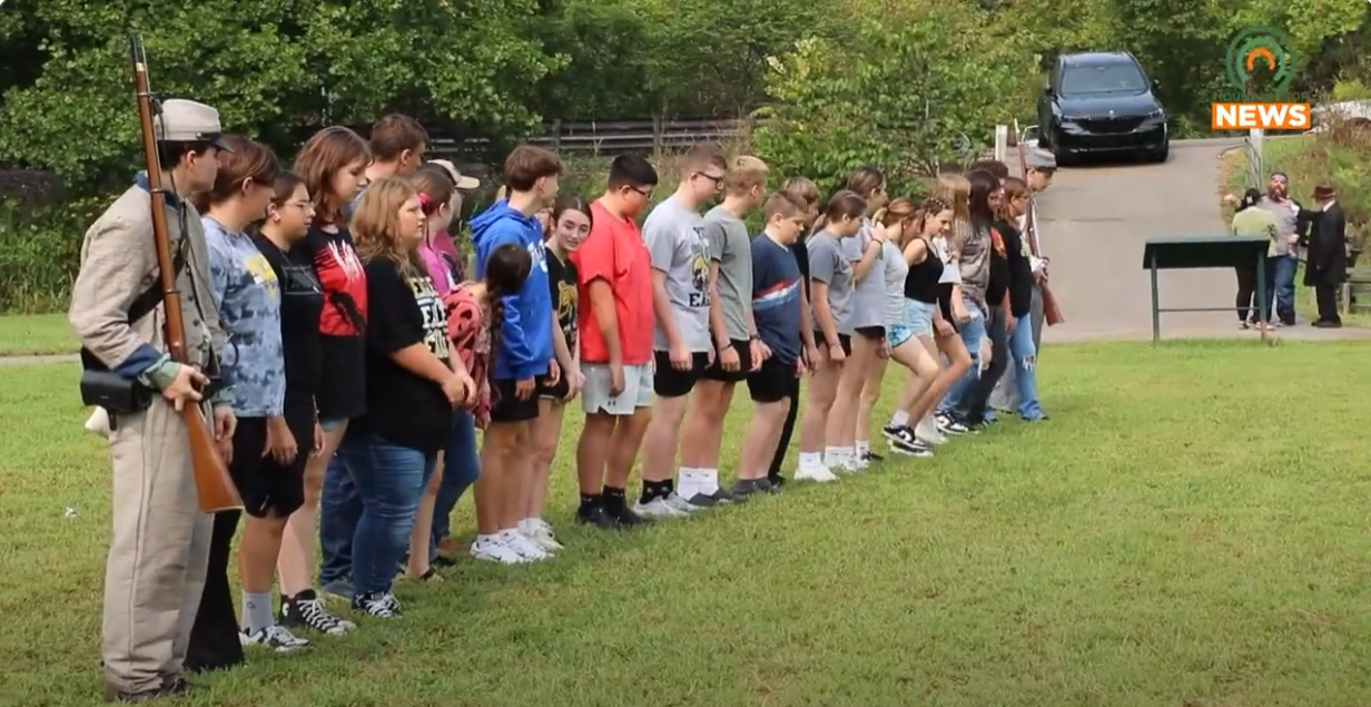 Students get a Chance to Learn About the Battle of Middle Creek