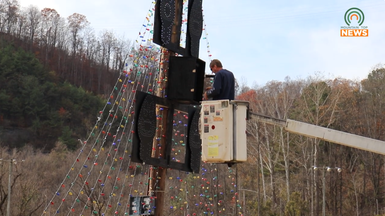 Archer Park Christmas decorations are almost complete