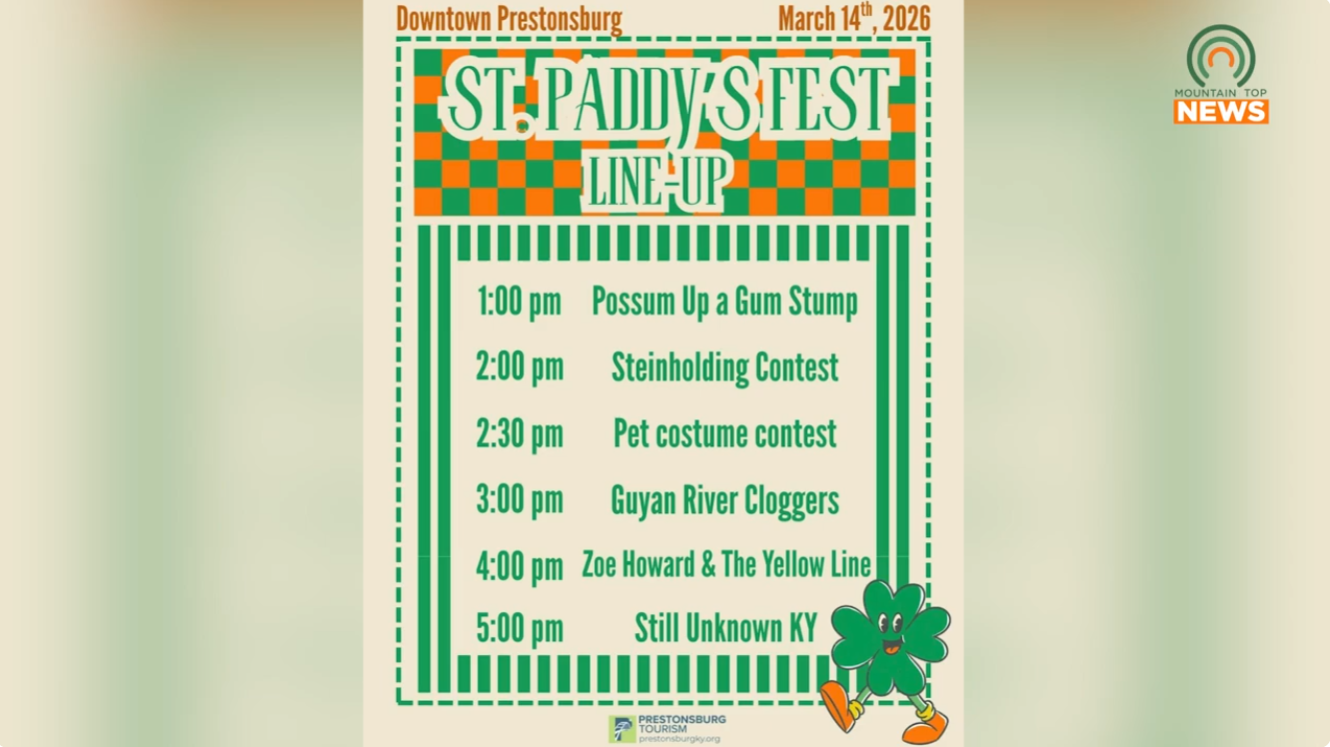 Head to Prestonsburg for St. Patty’s Day