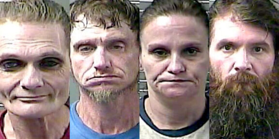 Joshua Lee Ratliff, Taylor Mills Jr., Lucille Mills and Julian Ooten