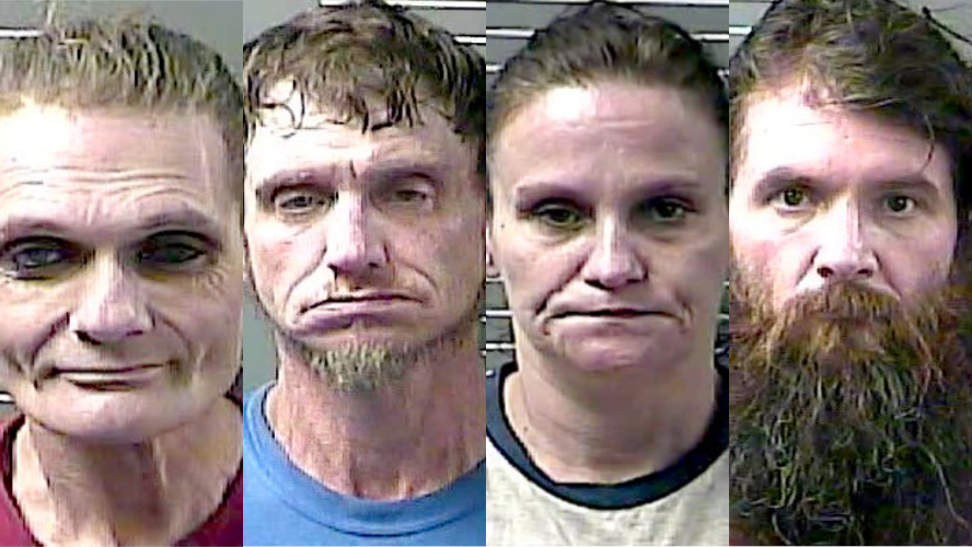Lawrence deputies arrest four for meth, heroin trafficking