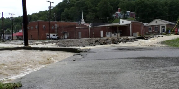 Flooding in Jenkins, Ky.