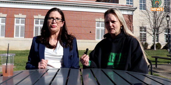 Attorney Jennifer Taylor and Jenkins resident Elizabeth Jones