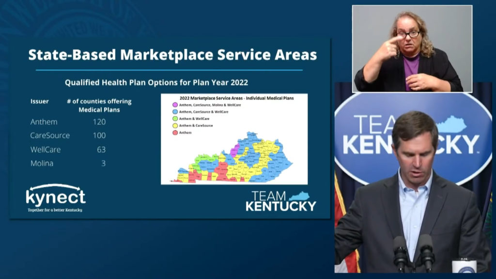 Most of Eastern Kentucky is covered by Anthem, CareSource and WellCare.