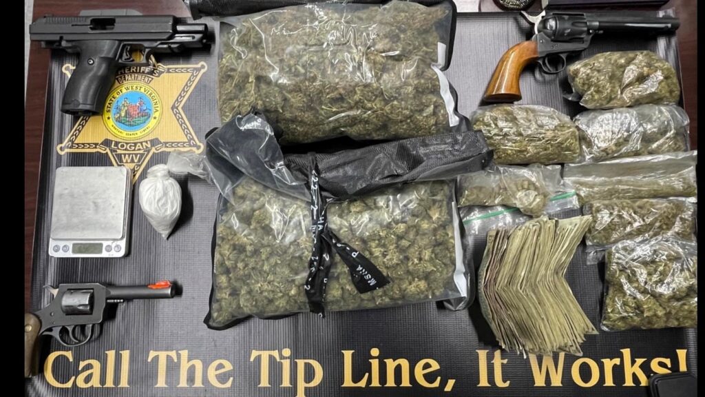 Evidence seized during Wednesday's raid.