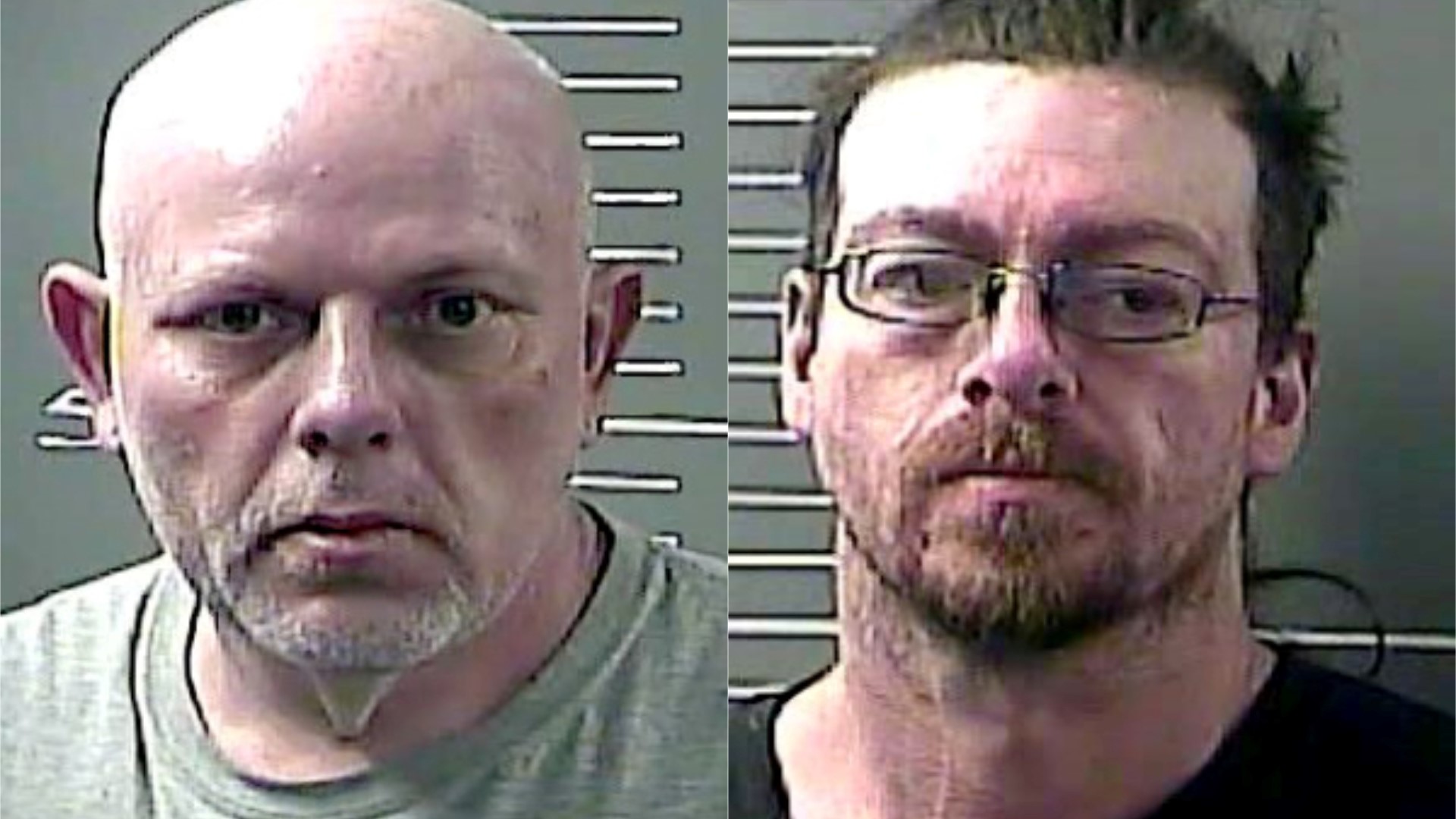 7 taken to jail after raid; 2 charged with trafficking