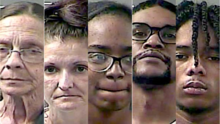 Deputies charge five with trafficking following Magoffin search