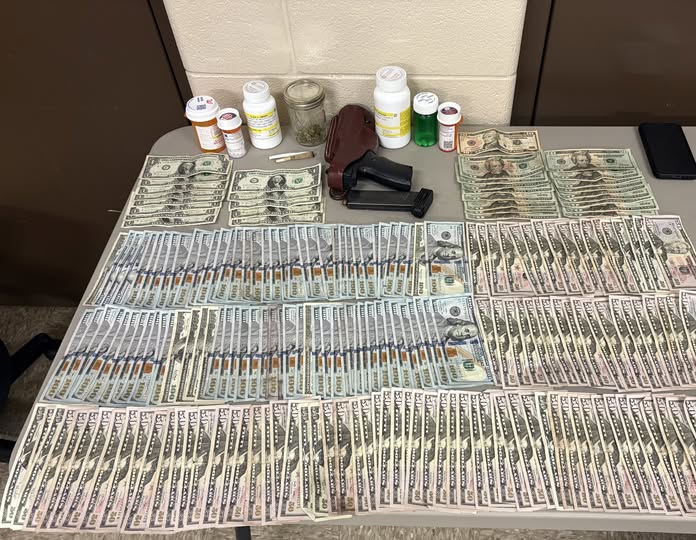 Evidence seized during Swisher's arrest