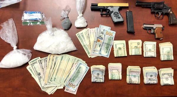 Evidence seized when Thomasson was arrested in 2021.