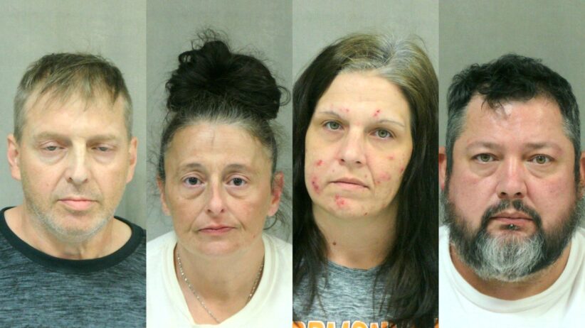 Bradley Rex Cline, Johnna Michelle Williamson, Brittany Nicole Frye and Timothy Lee Chapman Jr.