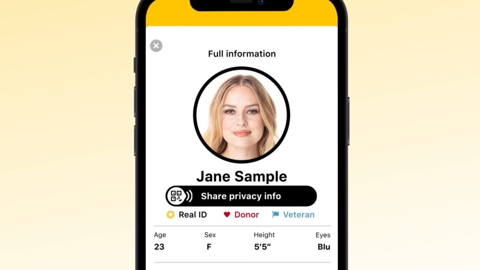 You can now store a copy of your driver’s license on your phone