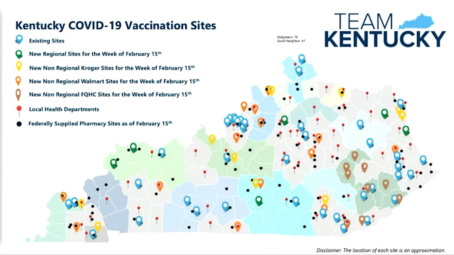 Kentucky adds dozens of new vaccination sites