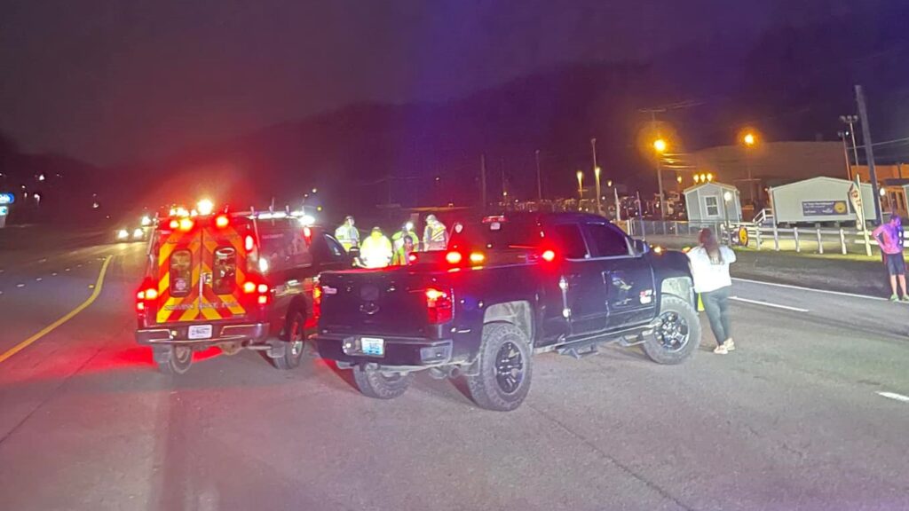 Photo of the scene released by the Floyd County Sheriff's Office.