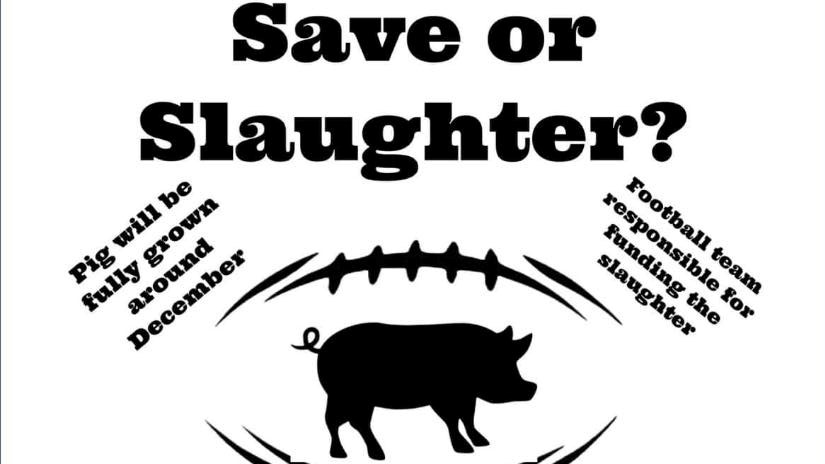 PETA protests ‘save or slaughter’ fundraiser