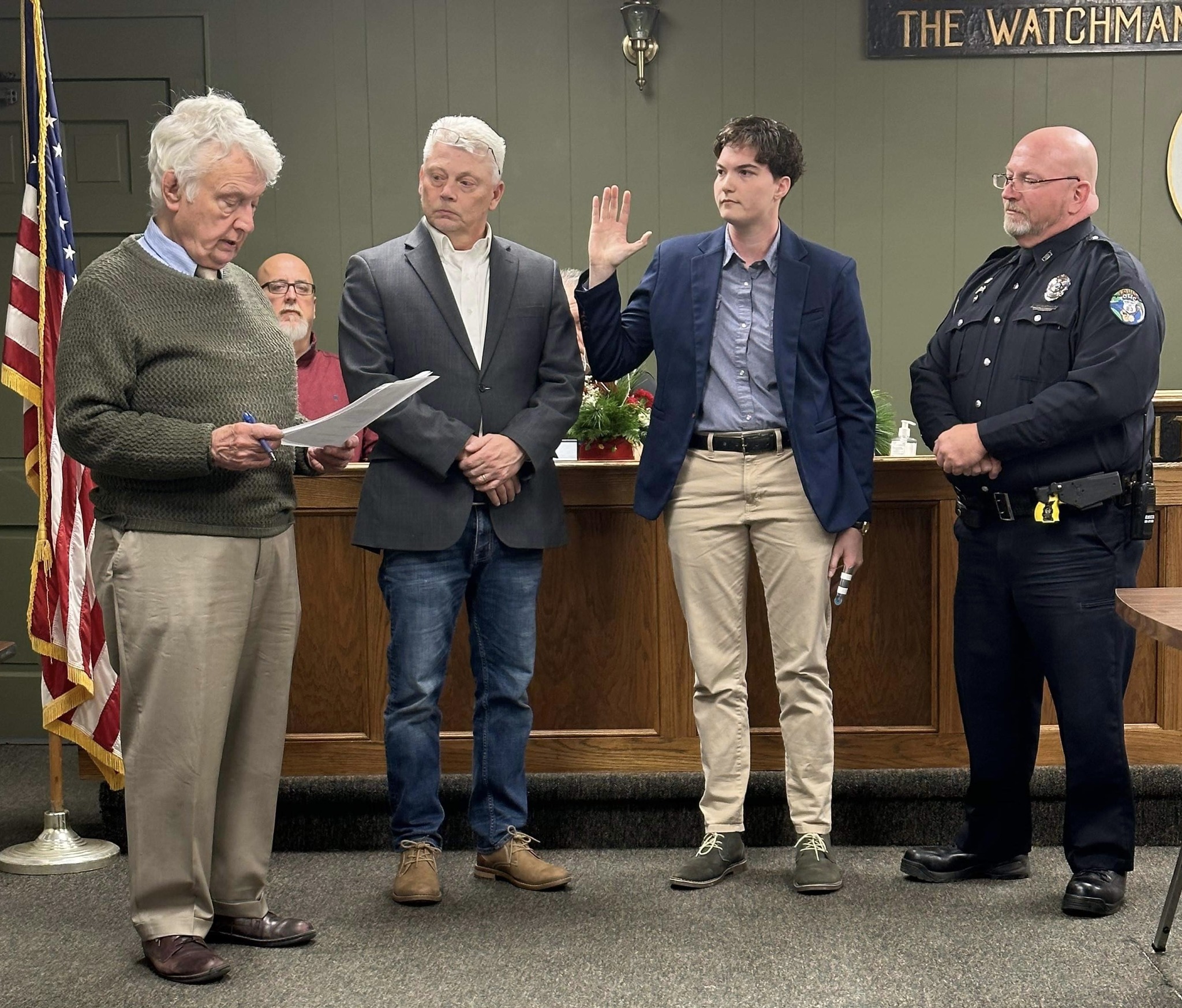 Louisa Police Department swears in first female officer