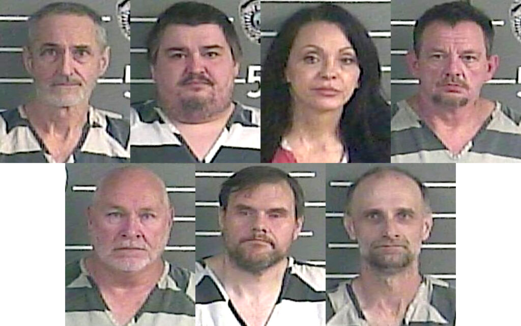 Top row: Anthony Barron, Darren Bartley, Bridget Bolden and Henry Cleaver. Bottom row: James Elkins, Joey Spears and Brian Young.