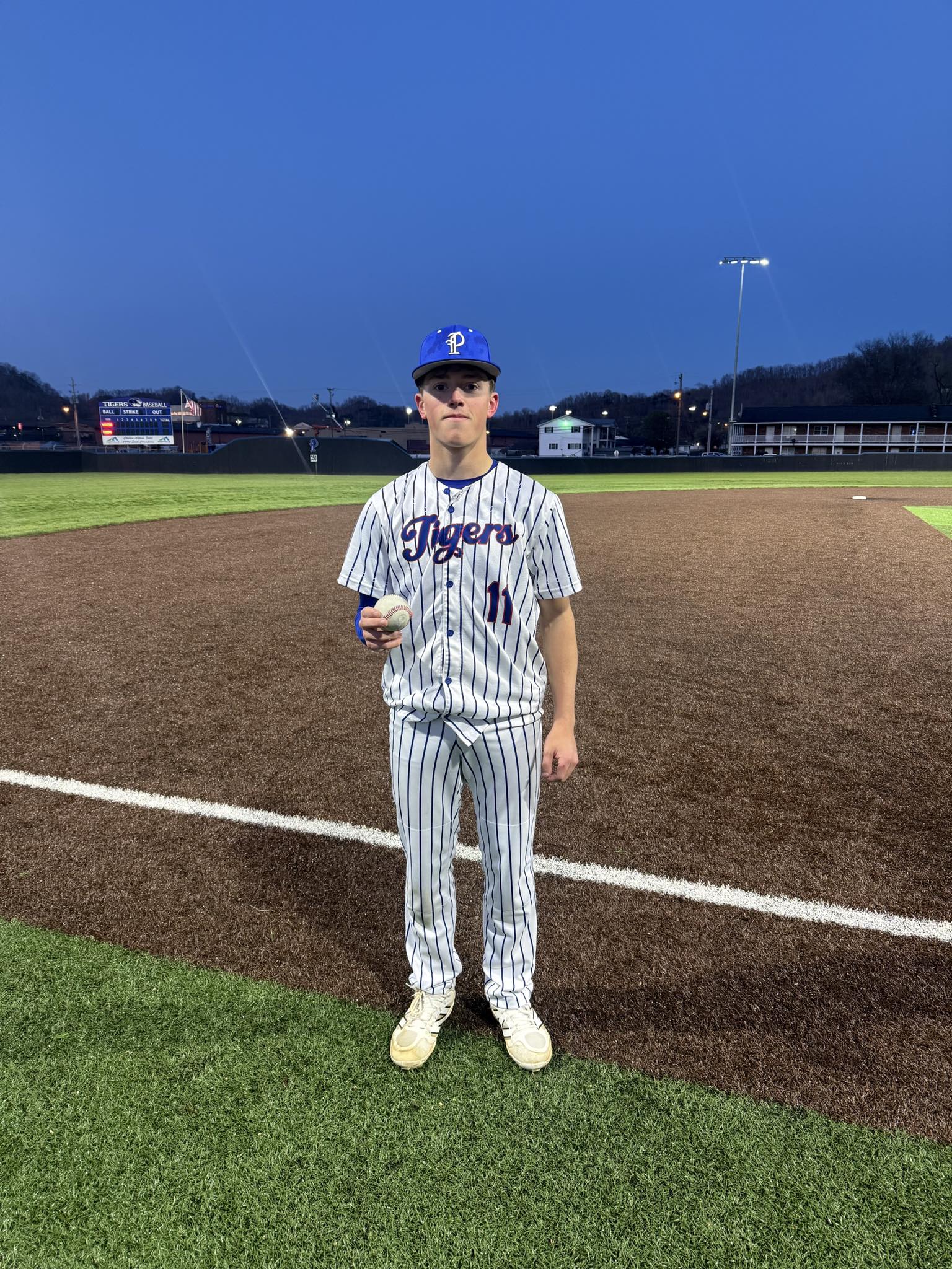 Paintsville Tiger Luke Stratton throws a perfect game for their fourth win in a row 