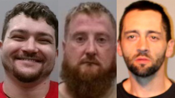 Bradley Mitchell Chester, Matthew "Red" Addington and Michael Hicks